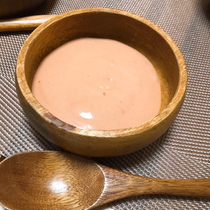サッと簡単。味濃いめの楽々美味しいオーロラソース!